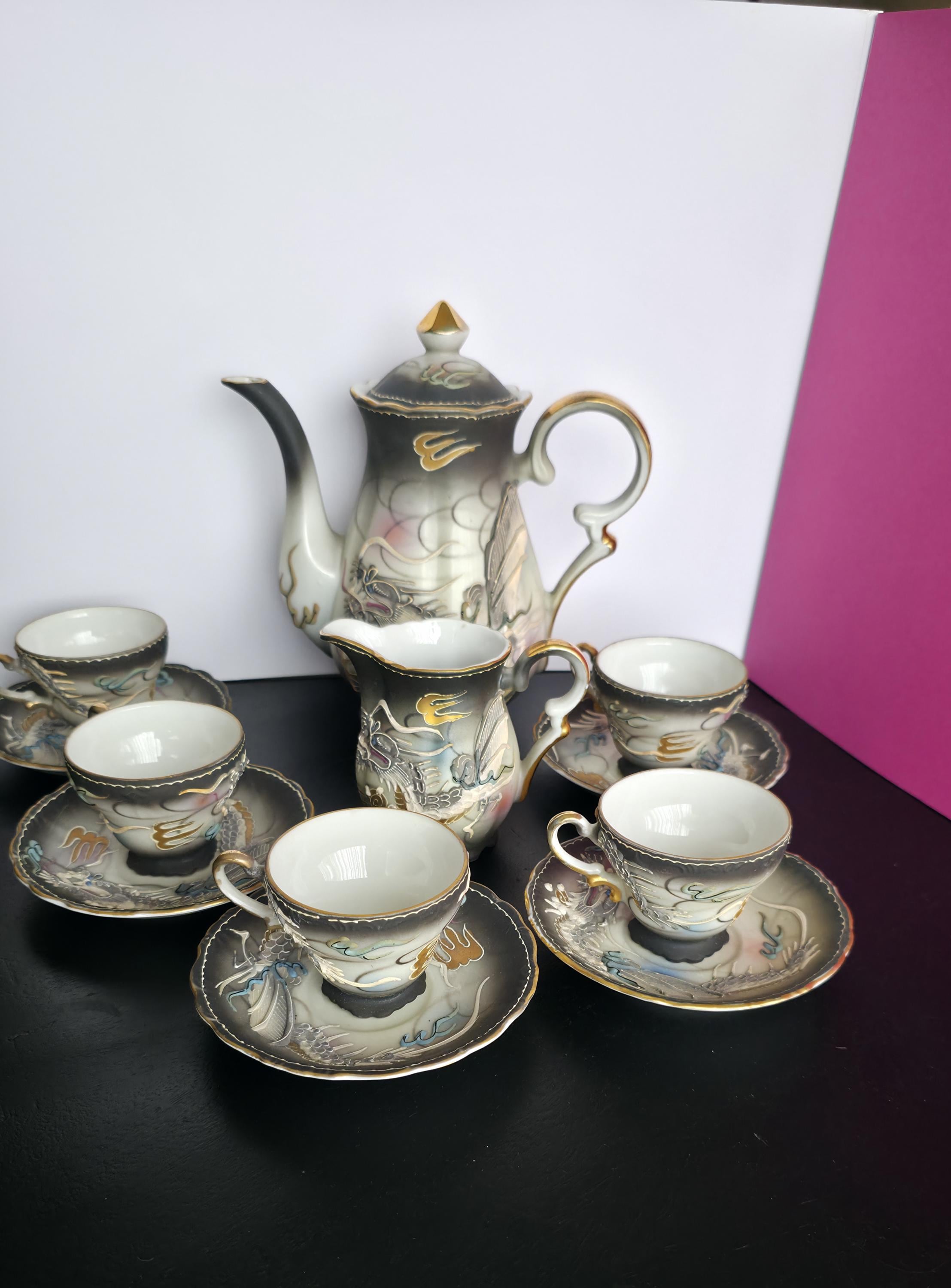 Japanese Dragon Tea Pot - Etsy
