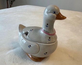 ¡Vintage! Azucarero de cerámica con forma de pato de Otagiri