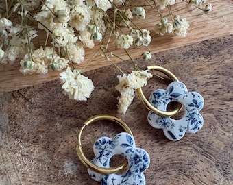 Borlas AMELIA - Azul Toile de Jouy