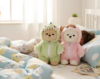 Peluche de osito de peluche para niños / Suave y tierno animal de peluche para la decoración de la habitación infantil.
