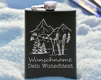 Flachmann mit Gravur Personalisierte Geschenke Männer Individuell mit Wunschgravur