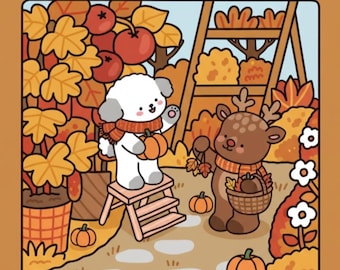 63 Fall Coloring Pages, Fall Coloring Book, Fall Coloring Sheets, Autumn Coloring Pages, Fall Coloring Pages for Kids, Autumn Activities