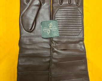 Anakin Skywalker Cosplay Gloves | Star Wars Revenge of the Sith Leather Prop