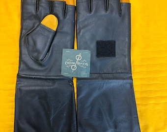 Guanti in pelle ispirati al Mandaloriano / Guanti da cosplay di Star Wars / Accessori per costumi fatti a mano per fan e collezionisti