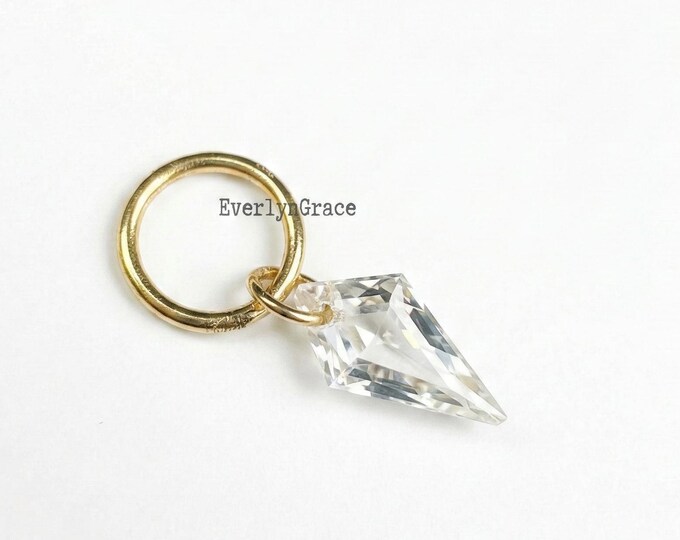 Silhouette Diamond Charm