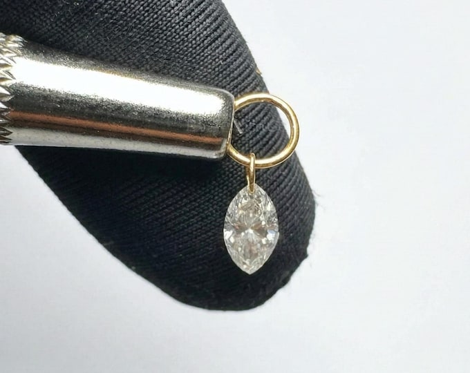Marquise Diamond Charm