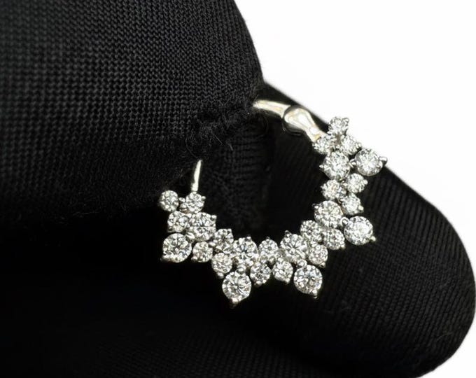 Prong Set Diamond Apsara Nose Ring