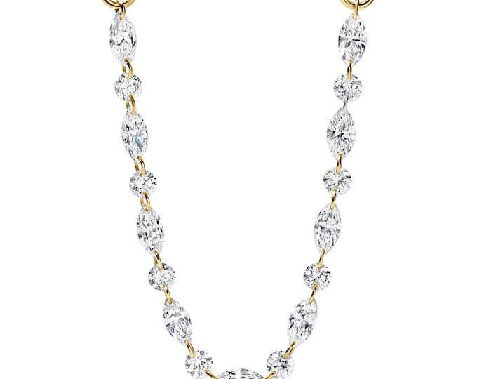 Floating Diamond Connecting Charm