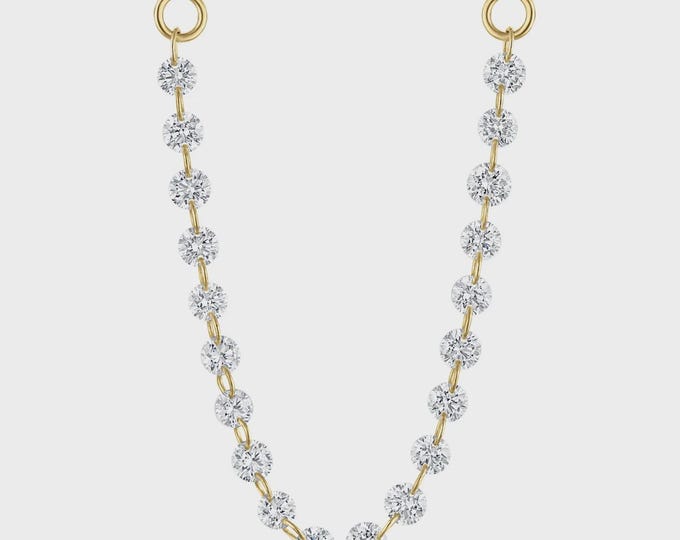 Floating Diamond Connecting Charm