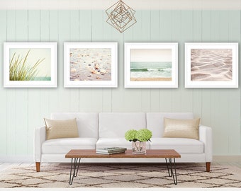 Ocean Photography Set Four 8x10 Photographs Horizon Beach | Etsy