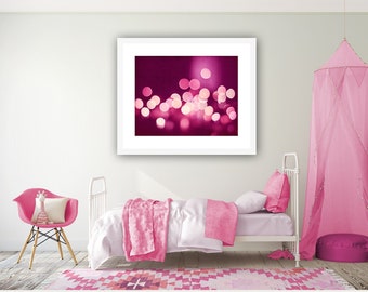 Girls Bedroom Decor - Pink Wall Art, Girly Wall Art, Little Girl Room Decor, Teen Girl Wall Art