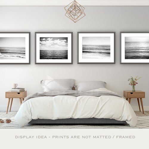 Black and White Photography Set Four Photographs 4 Nature Etsy