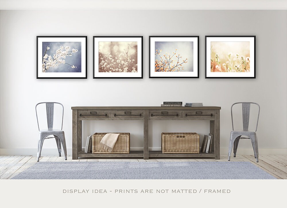 Farmhouse Wall Art Print Set of Four Country Artwork Rustic | Etsy