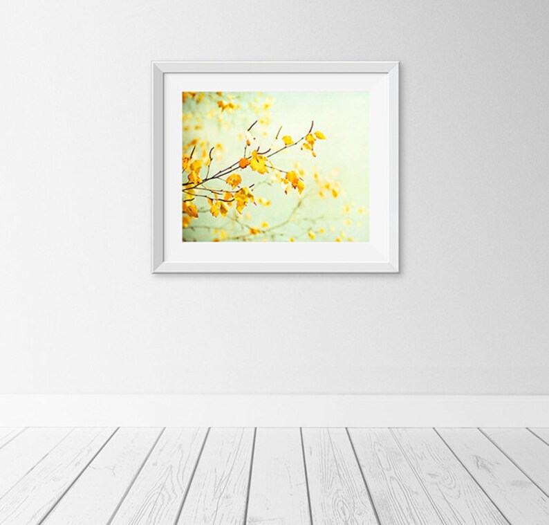Fine Art Photography mint green yellow photo pale wall art Etsy