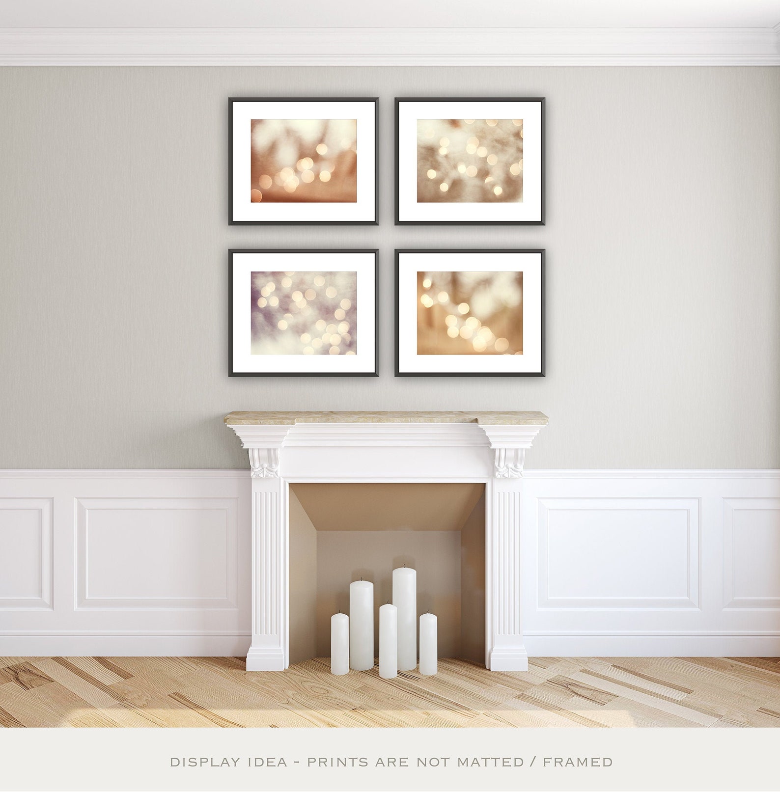 Gallery Wall Art Set of Four Prints Abstract Art Set 4 Piece - Etsy