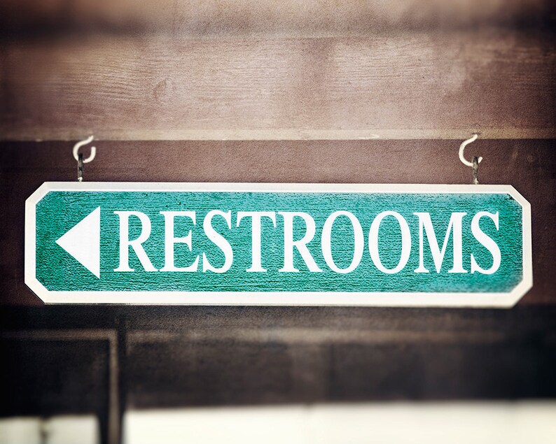 Restroom Decor Farmhouse Bathroom Wall Art Powder Room Etsy