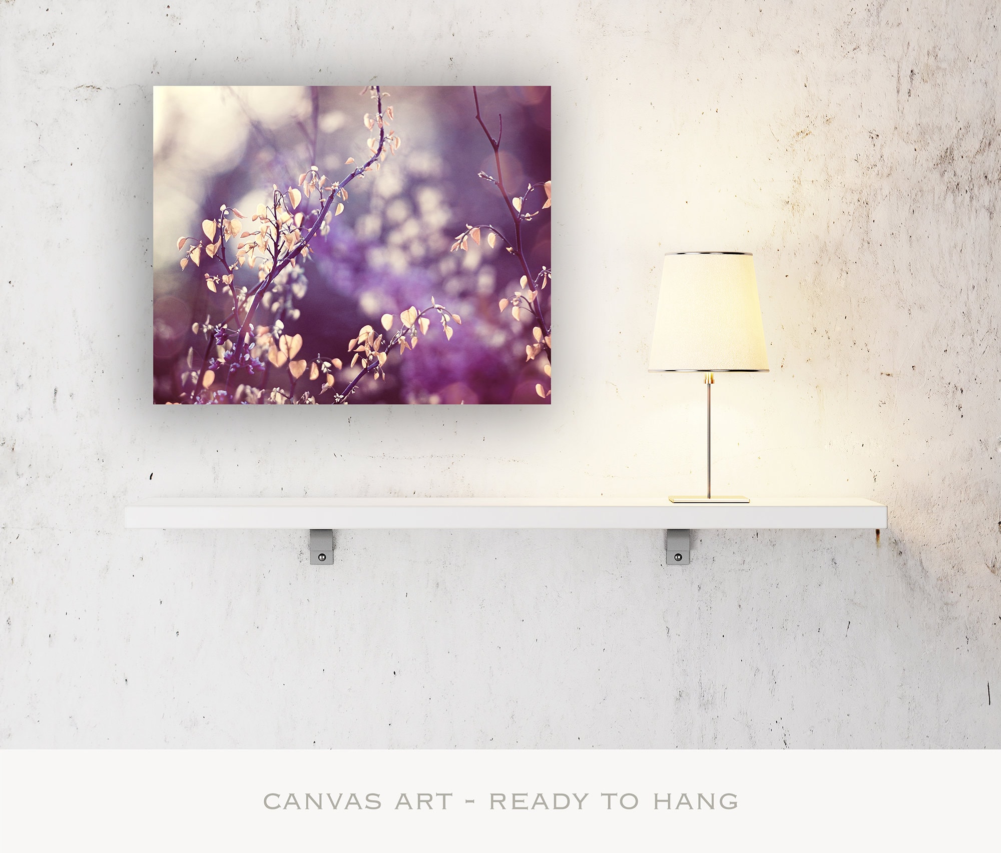Purple Canvas Wall Art Botanical Art Photography Nature - Etsy