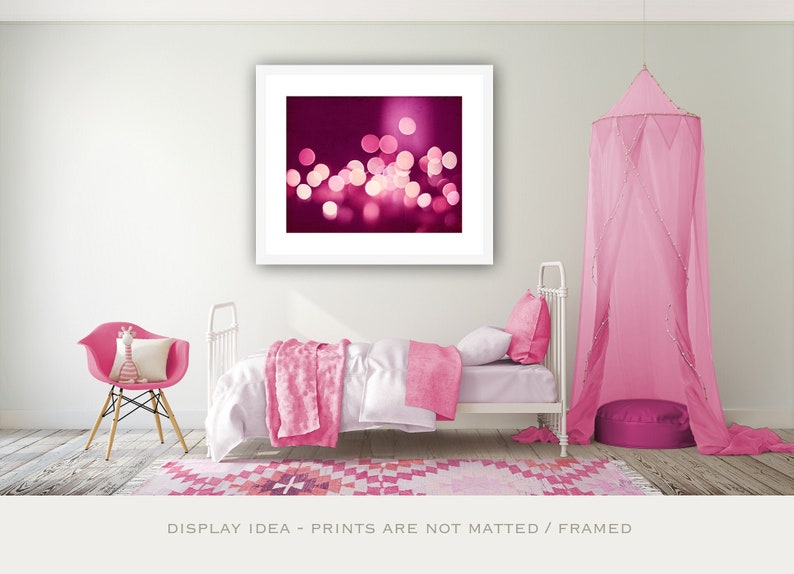 Girls Bedroom Decor Pink Wall Art Girly Wall Art Little Etsy