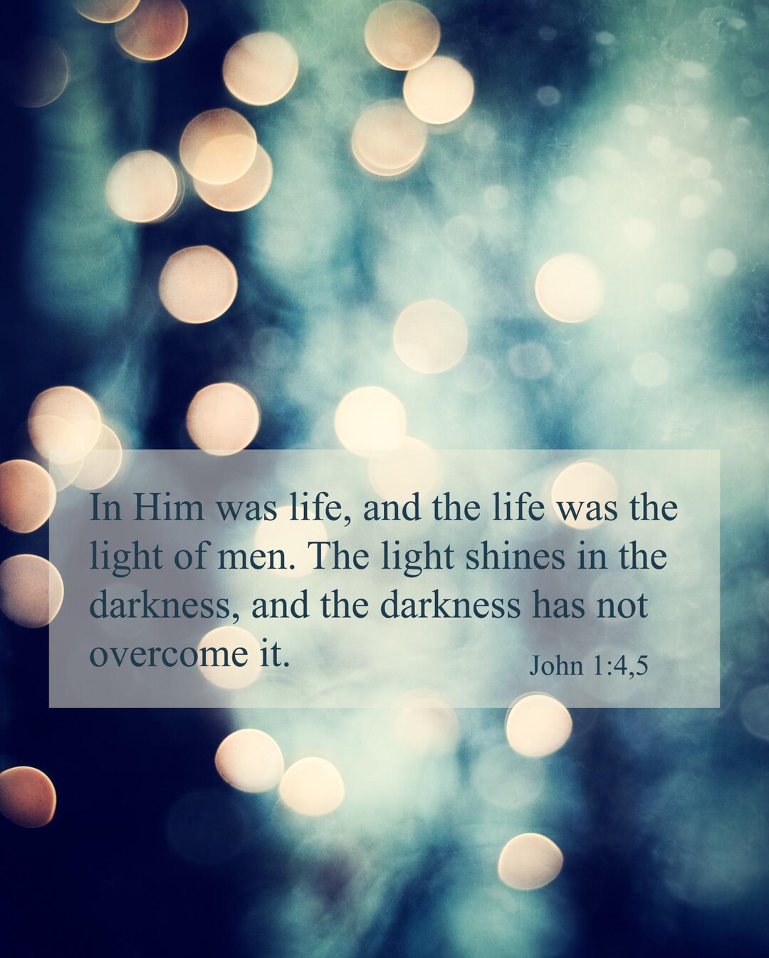 Scripture For Photographers Bible Verse Lights Photography Print – Abstract Navy Blue & Gold ...