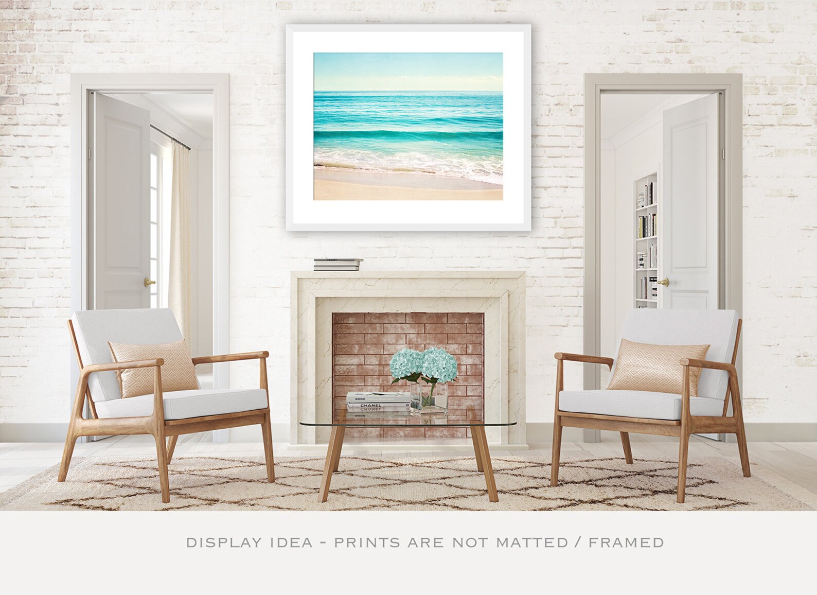Ocean Wall Art Beach Art Print Coastal Photography Modern Etsy