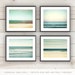 Ocean Photography Set Four 8x10 Photographs Horizon Beach - Etsy