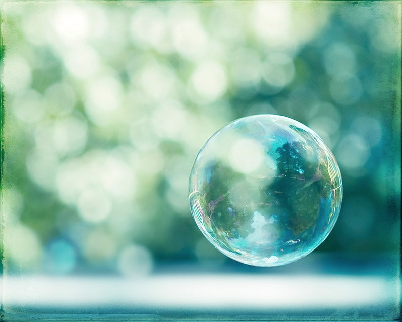 Bubbles Art Print Bath Wall Decor Canvas Prints Laundry Etsy