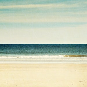 Ocean Photography Set - Four 8x10 Photographs, Horizon Beach Sea ...