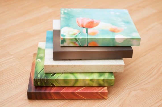 Art mural oseau, art de la chambre à coucher oseau sarcelle, lot de 4