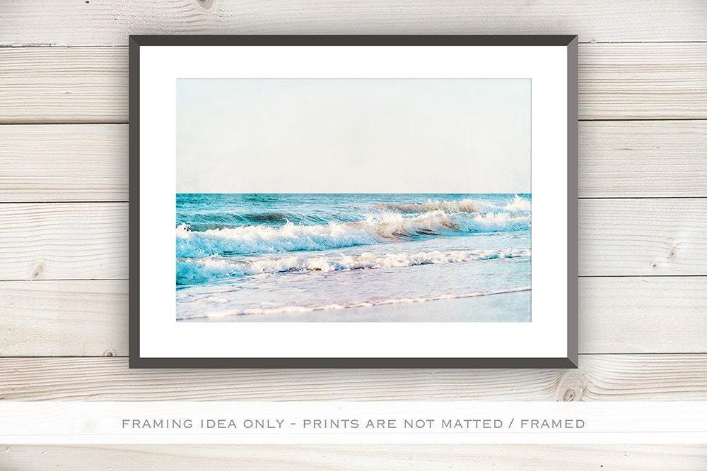 Calming Ocean Wall Art Photography Print (or Canvas), Soothing
