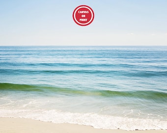 Beautiful Ocean Pictures, Large Canvas Art, Blue Wall Art, Coastal Wall Art, Beach Photography Print, 24x36 Art Prints, Calming Wall Decor