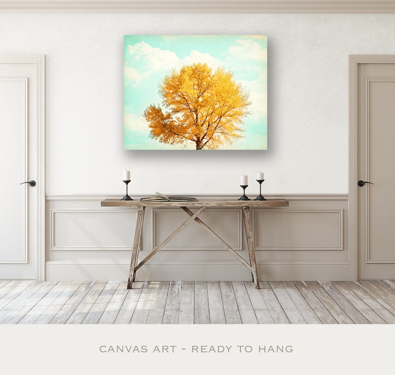 Autumn Artwork Canvas Prints Fall Home Decor Tree Wall Art Etsy