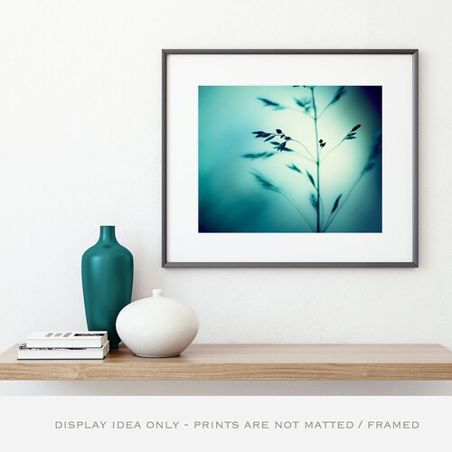 Nature Photography Dark Turquoise Teal Wall Art Aqua Blue Etsy
