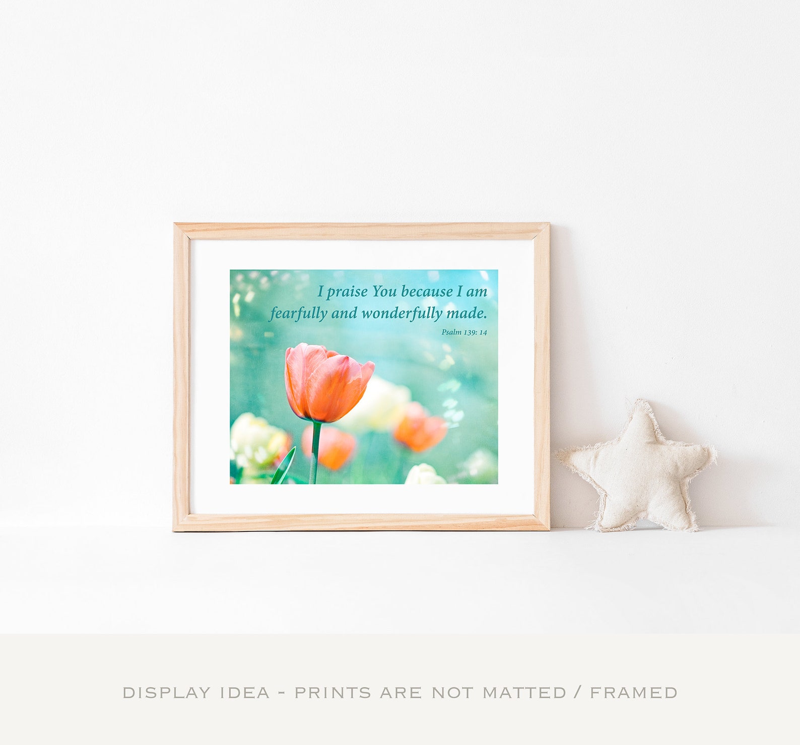 Nursery Bible Verse Wall Art Psalm 139 14 I Am Fearfully and Etsy