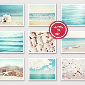 Beach Ocean Photography Print or Canvas Wall Art on Etsy