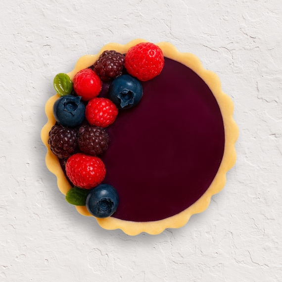 Handmade Ceramic Tart Wall Art: Foodie Home Decor