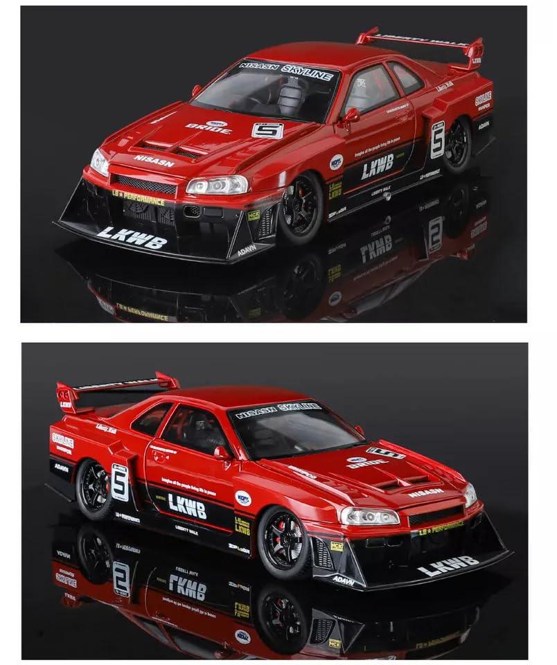 1:24 Scale Nissan Skyline GT-R Liberty Walk Edition Highly