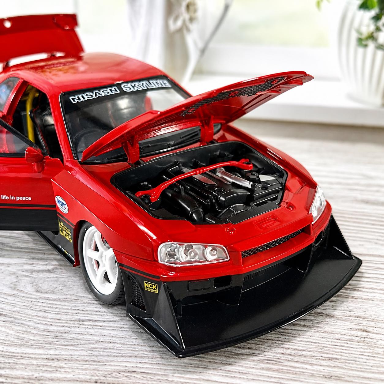 1:24 Scale Nissan Skyline GT-R Liberty Walk Edition Highly