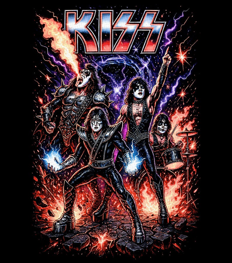 120+ Premium Halftone Rock Designs For DTF DTG Printing Halftone T-Shirt Design Bundle World Rock Bands (Original Work) image 11