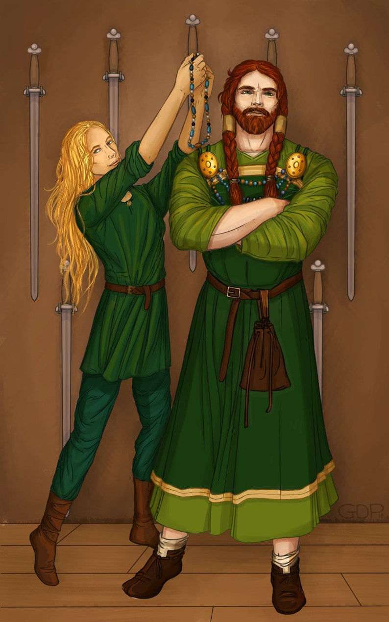 Loki and Thor Thrymskivida prayer card image 1