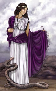 Athena Prayer Card