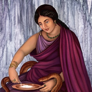 Roman Healing Triad prayer card Set (Asklepios, Hygeia, Salus)