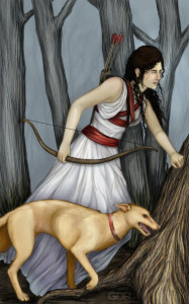 Artemis Prayer Card Artemis Prayer Card