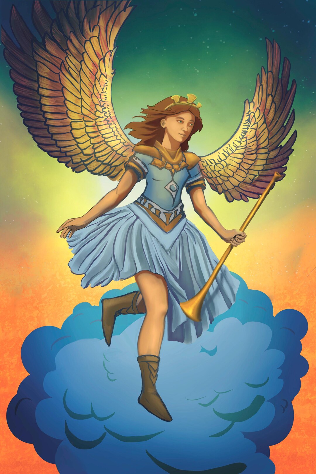 Prayer Card for the Roman Goddess Fama - Etsy