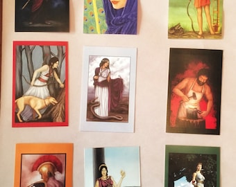 Olympians Prayer Card Set