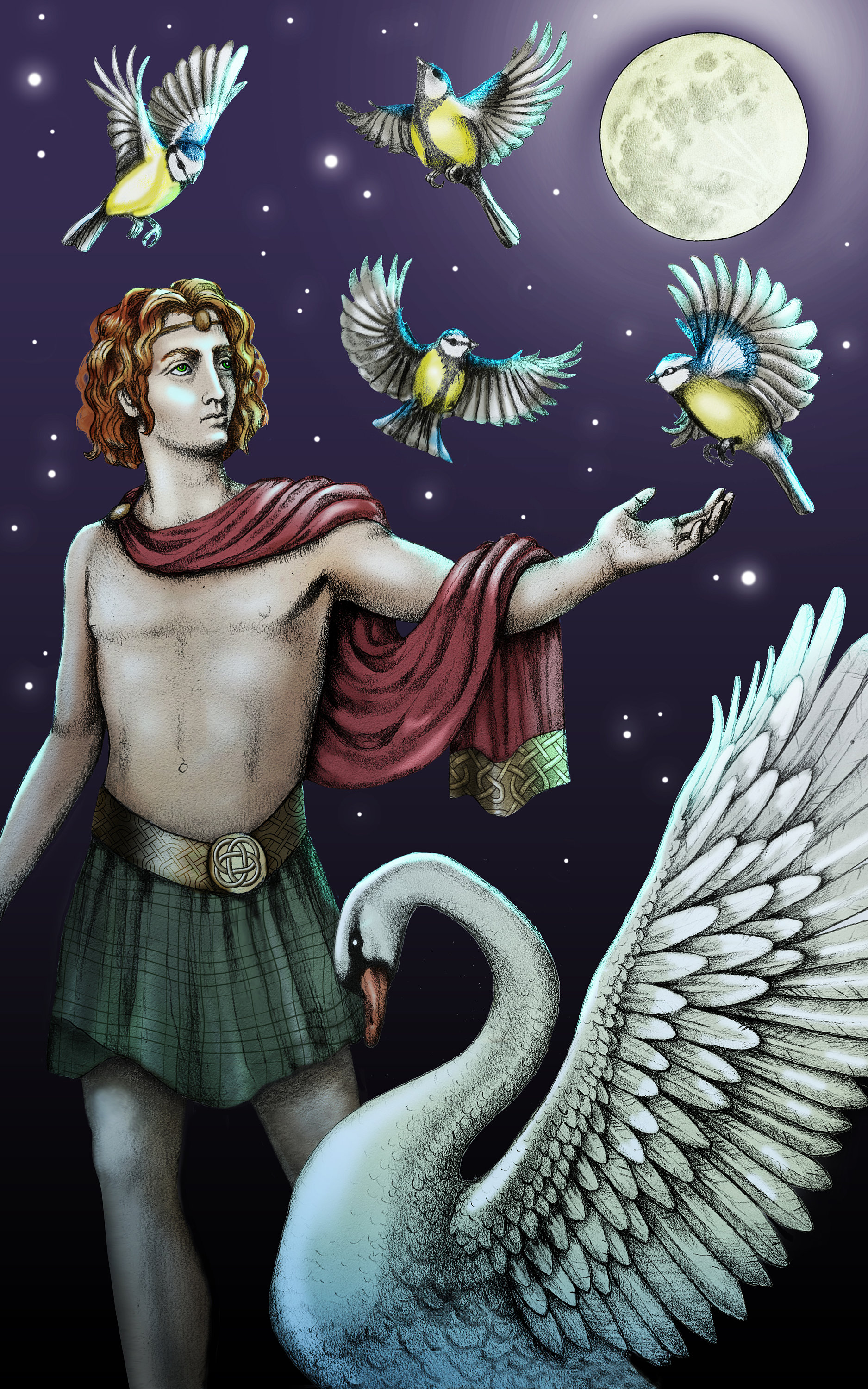 Aengus Og Prayer Card - Etsy