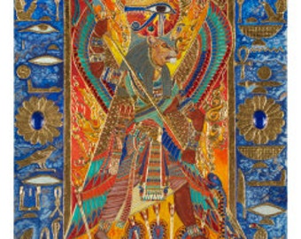 Sekhmet Prayer Card