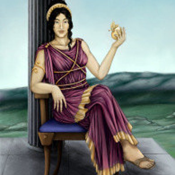 Aphrodite Prayer Card - Etsy