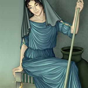 Hestia Prayer Card