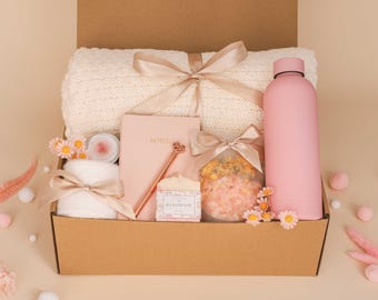 Luxury Self Care Box for Women, Spa Gift Box for Mom, Care Package for Her, Hug in a Box, Congratulations Gift, Thank You Gift for Friend