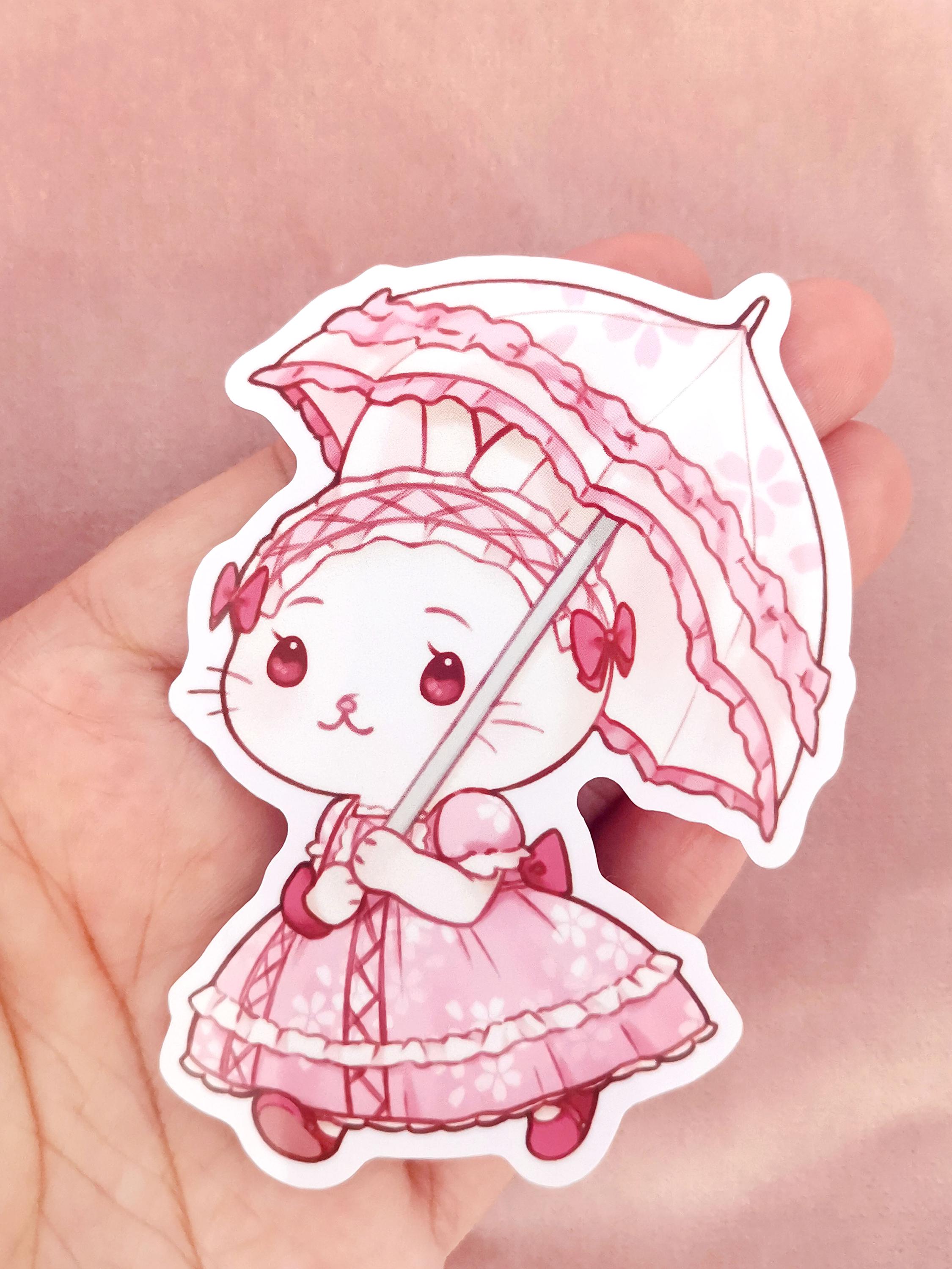Bunbun and Neko: Vinyl Sticker - Etsy